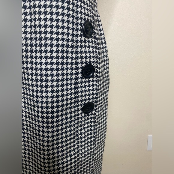 Talbots Petites Houndstooth Sleeveless Dress Size 2P - Picture 3 of 9